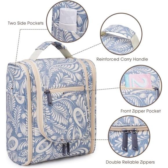 Hanging Travel Toiletry Bag Cosmetic Make up Organizer for Women and Men - Picture 6 of 6